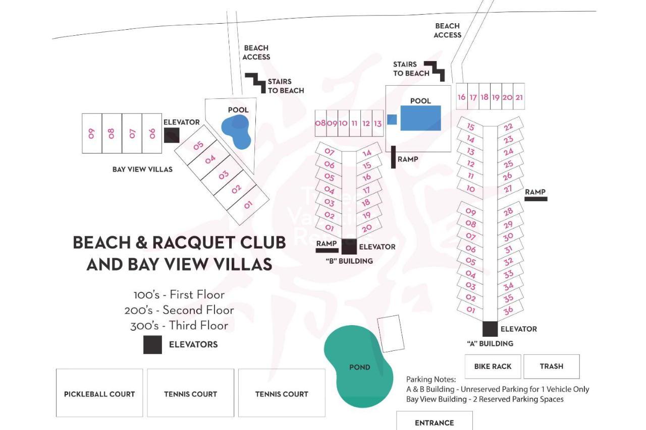 泰比岛Beach Racquet A210公寓 外观 照片